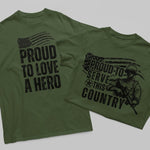 Army Couple T-Shirts - Vignette | Matchy Crew