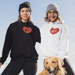 BFF Hoodies Red Heart - Vignette | Matchy Crew