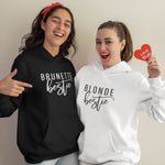 Blonde Brunette Hoodie - Vignette | Matchy Crew
