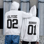 Bonnie and Clyde Couple Hoodies - Vignette | Matchy Crew