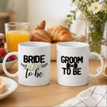 Bride and Groom to Be Mugs - Vignette | Matchy Crew