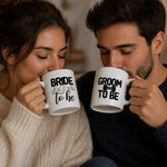 Bride and Groom to Be Mugs - Vignette | Matchy Crew