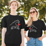Couple Heart T-Shirt Combo - Vignette | Matchy Crew