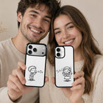Couple Phone Case Cute - For iPhone - Vignette | Matchy Crew