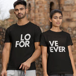 Couple T-Shirt Love Forever - Vignette | Matchy Crew