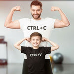 Ctrl C Ctrl V T-Shirts Set - Vignette | Matchy Crew