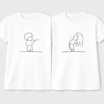 Cute Couple Tshirt Combo - Vignette | Matchy Crew