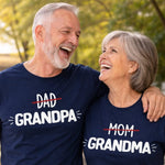 Dad to Grandpa / Mom to Grandma T-Shirt - Vignette | Matchy Crew
