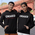 Engaged Couple Hoodies - Vignette | Matchy Crew