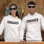 Engaged Couple Hoodies - Vignette | Matchy Crew