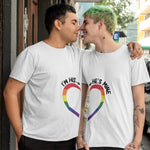 Gay Heart T-Shirt for Couples Men - Vignette | Matchy Crew