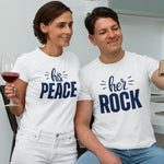 Her Rock His Peace Shirts - Vignette | Matchy Crew