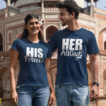 His and Her Shirts for Couples - Always / Forever - Vignette | Matchy Crew