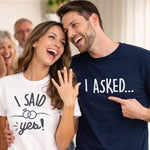 I Asked I Said Yes T-Shirts - Vignette | Matchy Crew