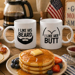 I Like His Beard Coffee Mug - Vignette | Matchy Crew