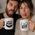 I Like His Beard Coffee Mug - Vignette | Matchy Crew