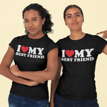 I Love My Best Friend Tshirt - Vignette | Matchy Crew