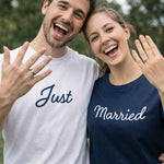 Just Married Matching T-Shirts - Vignette | Matchy Crew