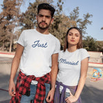 Just Married Matching T-Shirts - Vignette | Matchy Crew