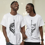Matching Couple Wolf Shirts - Vignette | Matchy Crew