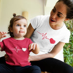 Matching Heartbeat T-Shirts - Vignette | Matchy Crew