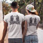 Motorcycle Couple T-Shirts - Vignette | Matchy Crew