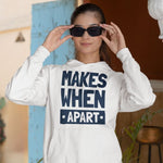 Nothing Makes Sense When We're Apart Hoodies - Vignette | Matchy Crew