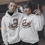 Otter Couple Hoodies - Vignette | Matchy Crew
