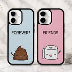 Poop & Toilet Paper Matching Phone Cases - Vignette | Matchy Crew