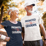 Promoted to Grandma and Grandpa T-Shirts - Vignette | Matchy Crew