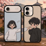 Romantic Illustration Couple Phone Case - Vignette | Matchy Crew