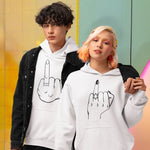 Wedding Rings Engagement Couple Hoodies - Vignette | Matchy Crew