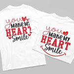 You Make My Heart Smile T-Shirt - Vignette | Matchy Crew