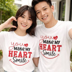 You Make My Heart Smile T-Shirt - Vignette | Matchy Crew