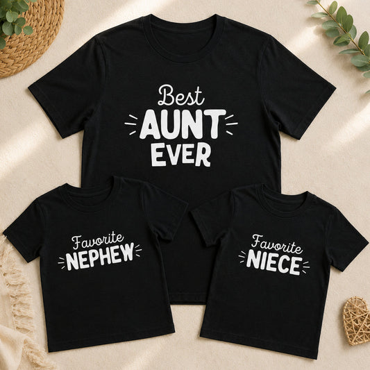 Aunt and Niece & Nephew T-Shirts