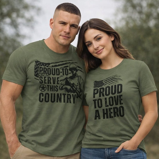 Army Couple T-Shirts