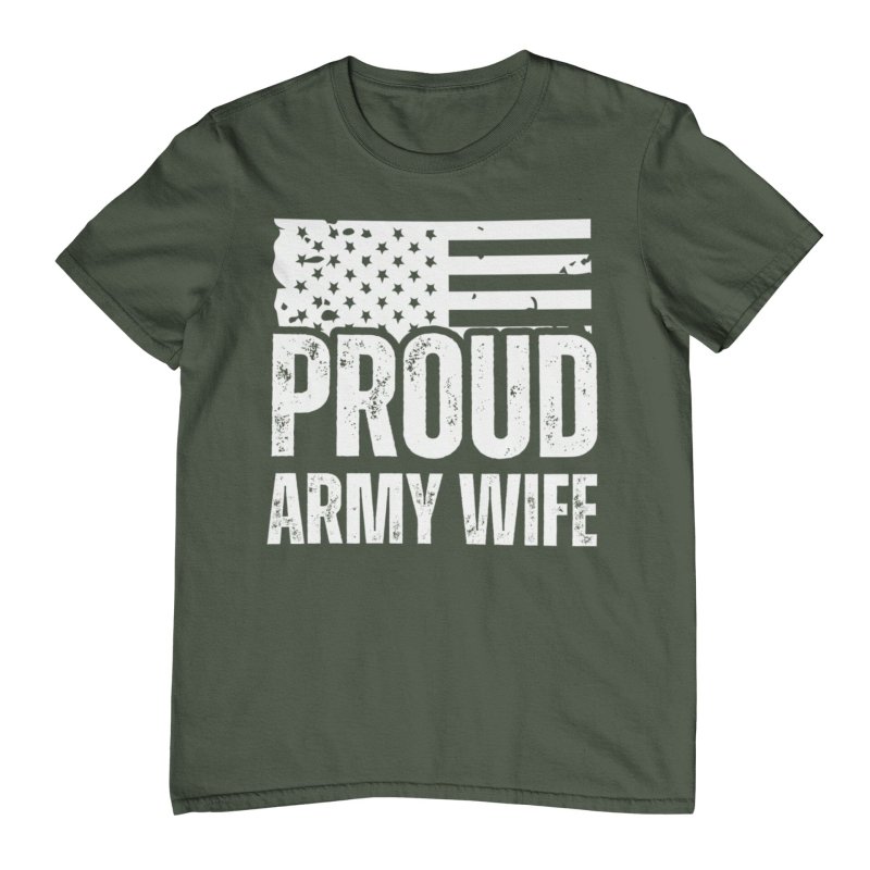 proud army wife shirt