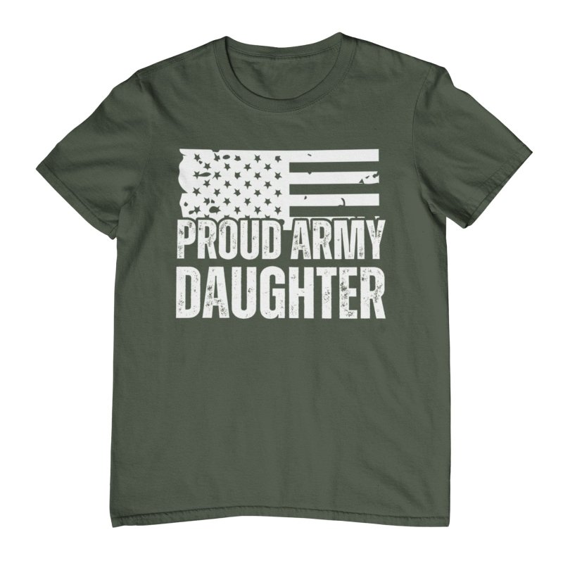proud army daughter shirt