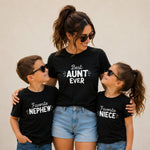 Aunt and Niece & Nephew T-Shirts - Vignette | Matchy Crew