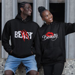 Beauty and Beast Couple Hoodies - Vignette | Matchy Crew