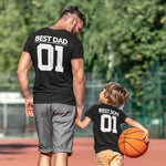 Best Dad Best Son T-Shirt - Vignette | Matchy Crew
