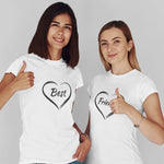 Best Friend Heart T-Shirts - Vignette | Matchy Crew
