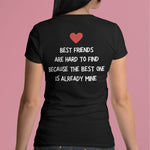 Best Friend T-Shirt Quote - Vignette | Matchy Crew