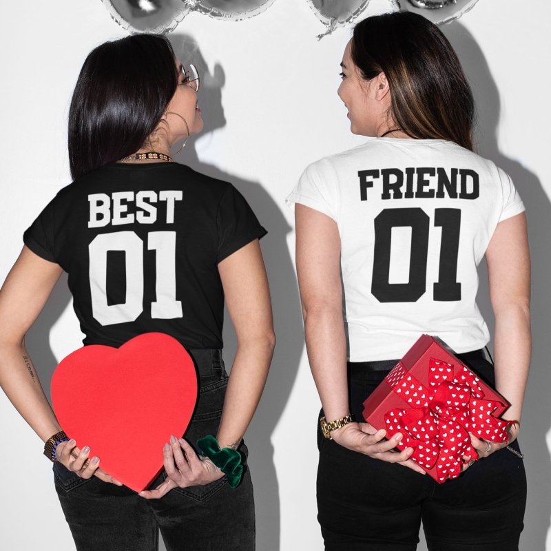 Best Friends Jersey Style T-Shirts