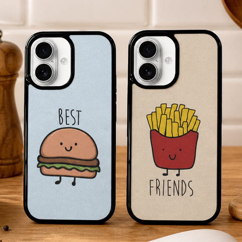 Best Friends Phone Cover Burger & Fries