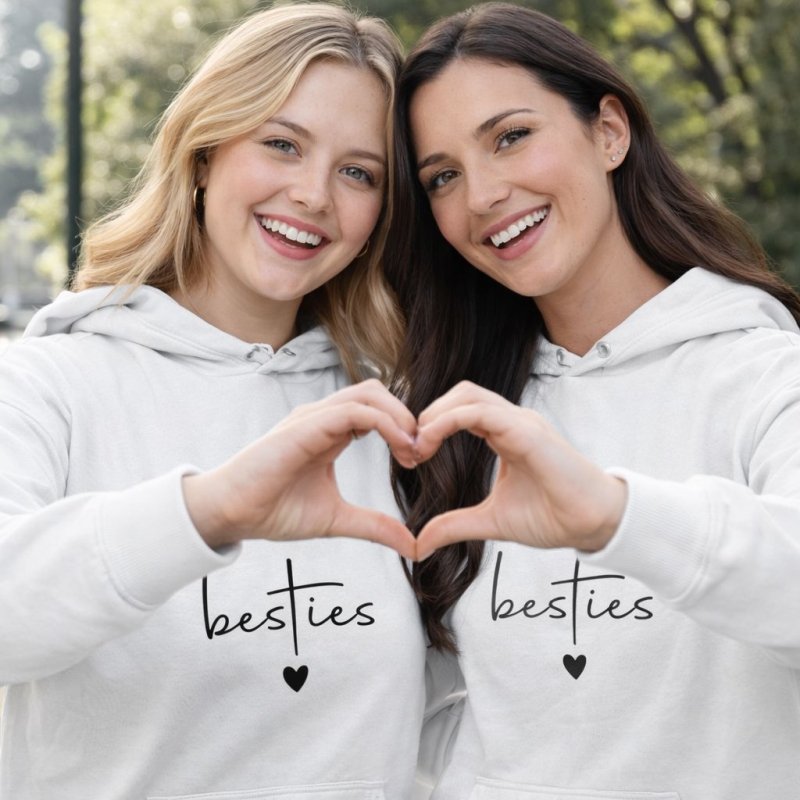 Besties White Pullover