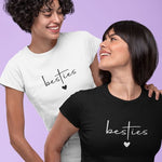 Besties T-Shirts for Women - Vignette | Matchy Crew