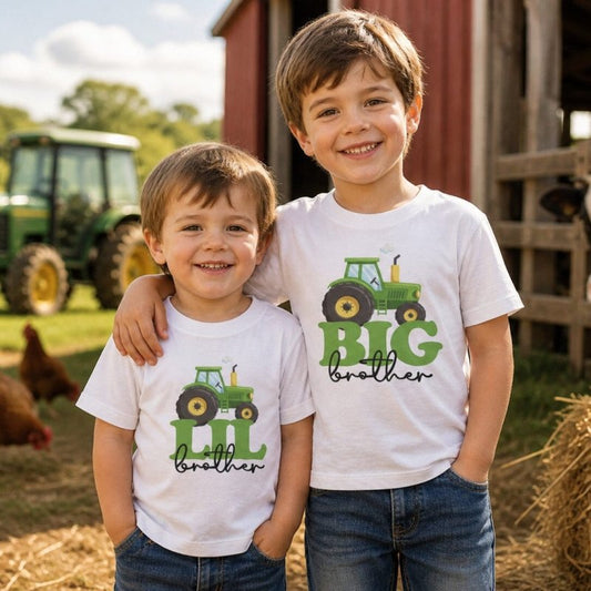Big Brother & Lil Brother Tractor Shirt