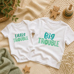 Big Trouble Little Trouble Kids Shirts - Vignette | Matchy Crew