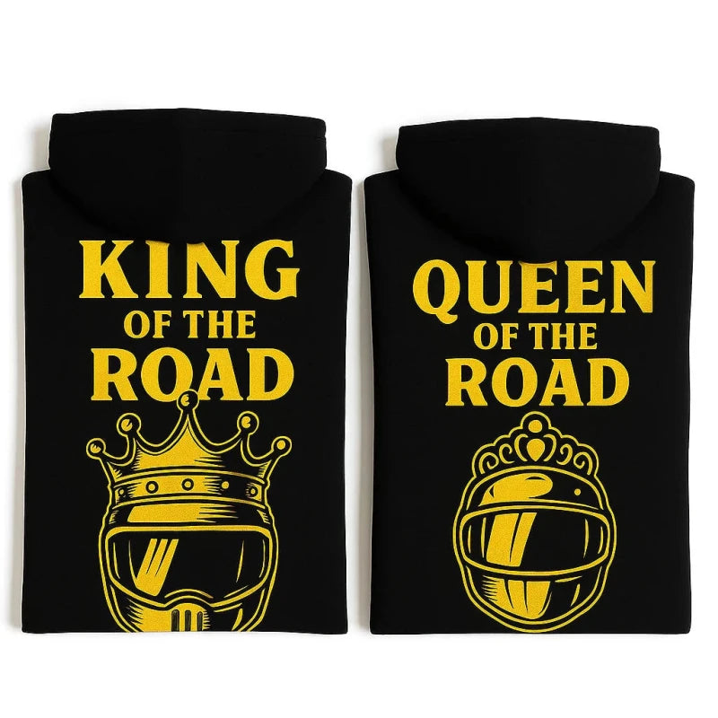 king queen motorcycle hoodies